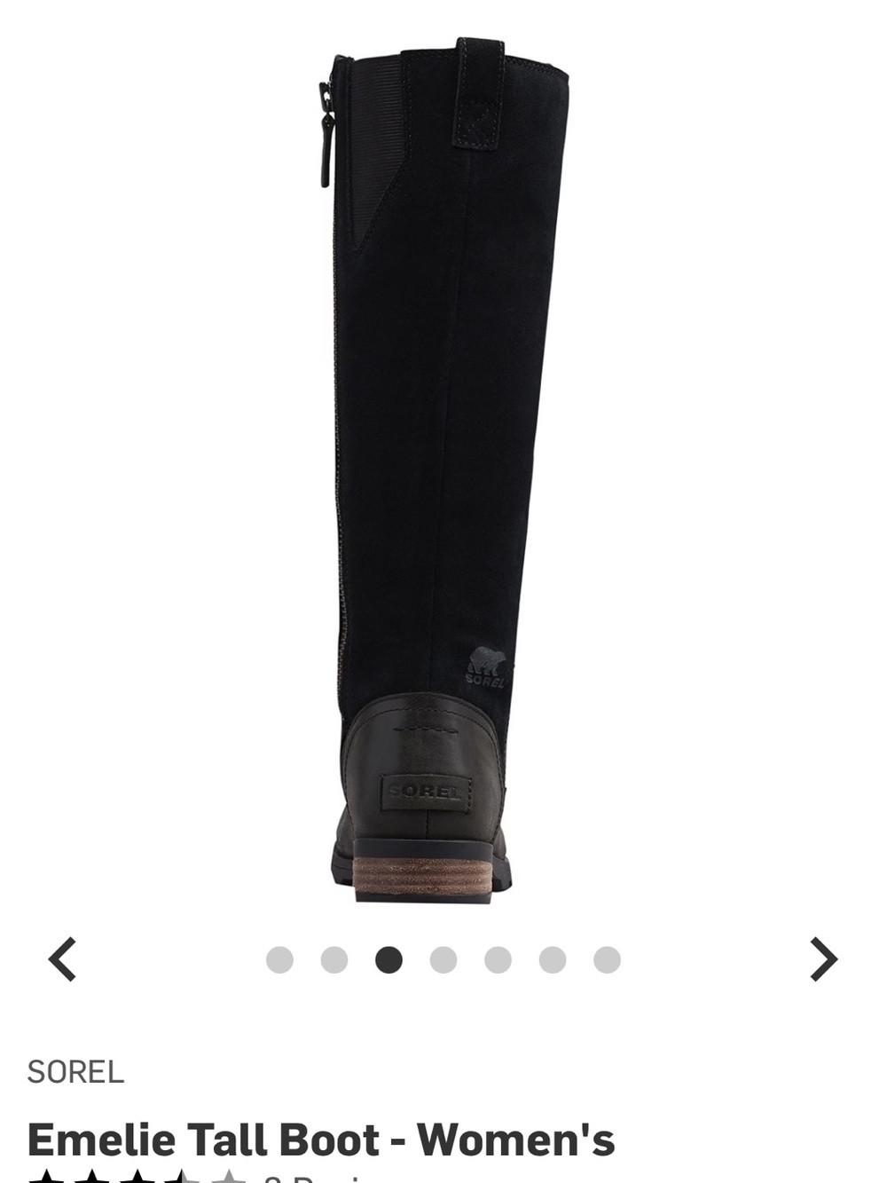 Sorel women’s Emelie tall leather winter boots size 9 - Picture 13 of 15